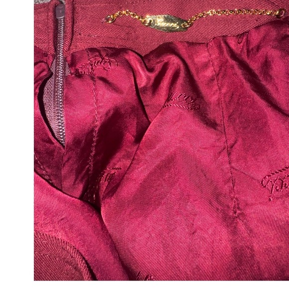 Vintage Gucci Wool Pencil Skirt with Leather Trim Size 44 (US size 12) - Picture 7 of 16